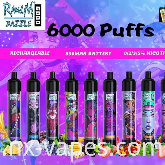 Fumot RandM Dazzle 6000